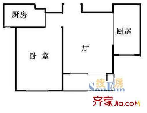 上海 新柳公寓 户型图