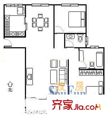 上海 張江新苑 戶型圖