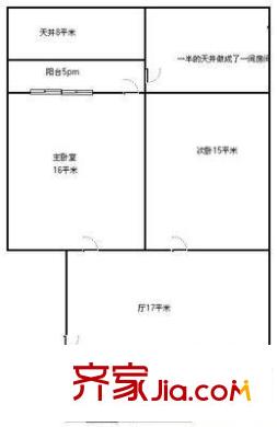 华淞小区 2室 户型图