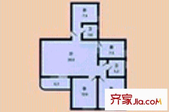 東安大樓戶型圖3室2廳2衛(wèi)1廚