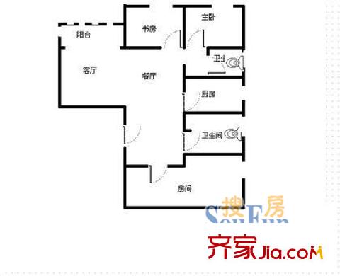 上海 東安大樓 戶型圖
