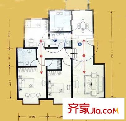 上海 銀馬苑 戶型圖