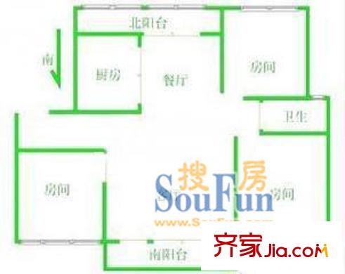 上海 申云小區(qū) 戶(hù)型圖