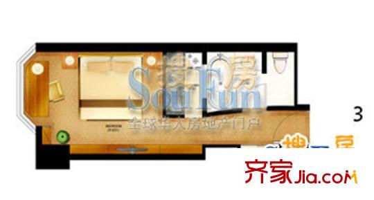上海 永和生活广场酒店式公寓 户型图