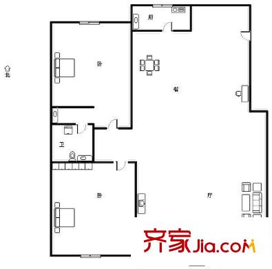 萬科金色城品 0室 戶型圖