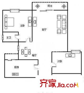 上海 湯臣高爾夫公寓 戶型圖