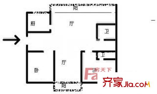 上海 湯臣高爾夫公寓 戶型圖