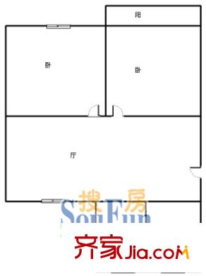 芳華路411弄小區(qū)戶型圖上海 芳華路411弄 戶型圖 2室1廳1衛(wèi)1廚