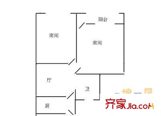 上海 新汾小区 户型图