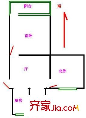 上海 共康四村 户型图