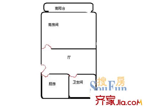 上海 共康四村 户型图