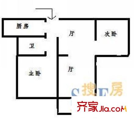 上海 民康苑 戶型圖