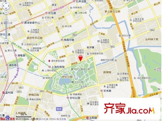 天安花園交通圖