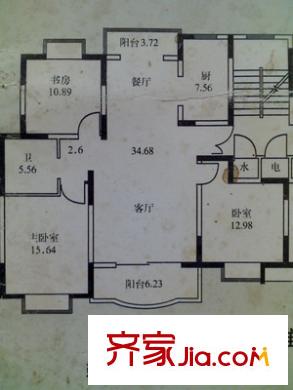 上海 清涧四街坊 户型图