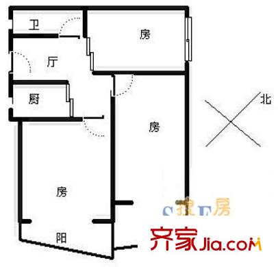 上海 万航小区 户型图
