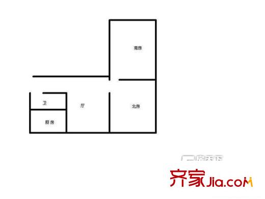 南新三村戶(hù)型圖戶(hù)型圖 2室1廳1衛(wèi)1廚
