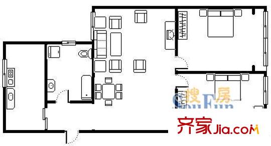 上海 锦绿新城一期 户型图