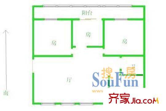 上海 桃園公寓 戶型圖