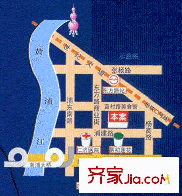 金龍東苑交通圖