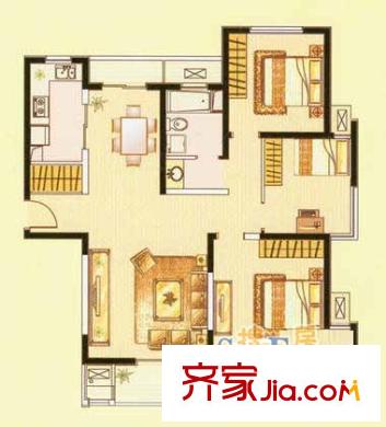 東南三村 戶型圖