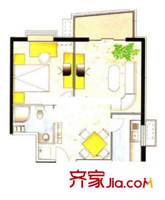 東南三村 戶型圖