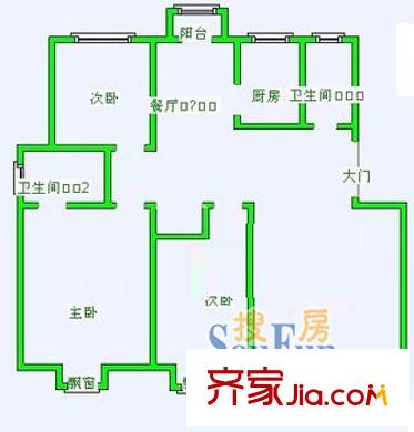 東南三村 戶型圖