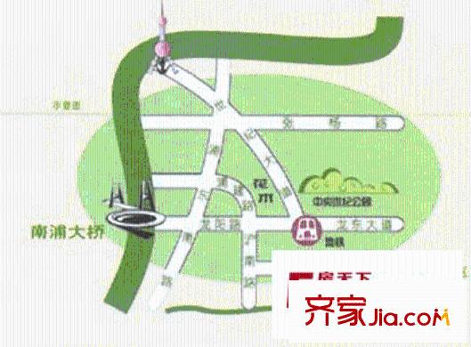 華佳花園交通圖