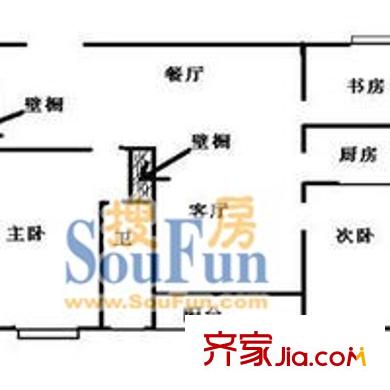 上海 日月星城 戶型圖