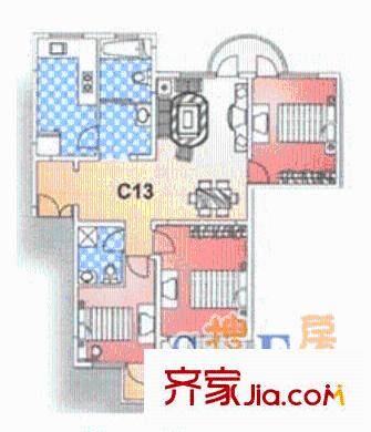 上海 華佳花園 戶型圖