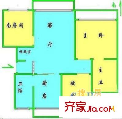 上海 清溪苑 戶型圖