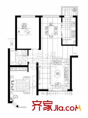 大華錦繡華城戶型圖  戶型圖 2室 2室2廳1衛(wèi)1廚