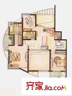 大華錦繡華城戶型圖 戶型圖  2室 2室2廳1衛(wèi)1廚