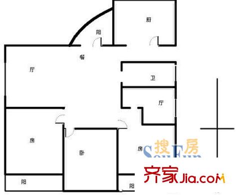 上海 金浦花園 戶型圖