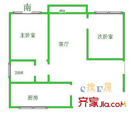上海 金浦花園 戶型圖