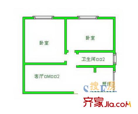 上海 金浦花園 戶型圖