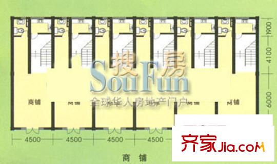 東都豪苑戶型圖3戶型商鋪 