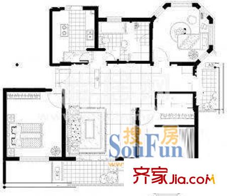 上海 匯康公寓 戶型圖
