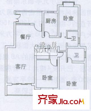 上海 金地格林春岸 户型图