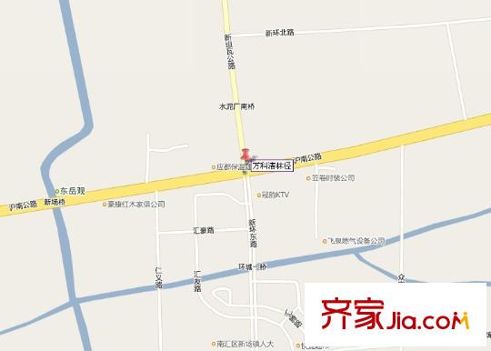 萬科清林徑交通圖
