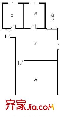 銀華苑(浦東)戶型圖上海 銀華苑(浦東) 戶型圖 1室2廳1衛(wèi)1廚