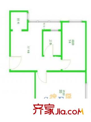 上海 申通公寓 户型图