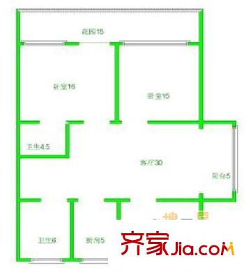 上海 香山苑 户型图