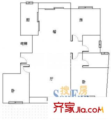 上海 樱源晶舍 户型图