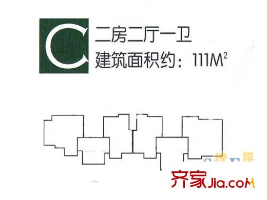 上海 万里晶品苑 C户型