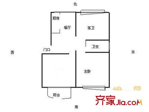上海 达安长宁公寓 户型图
