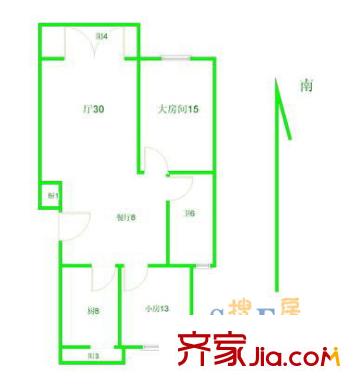上海 佳信都市花园 户型图