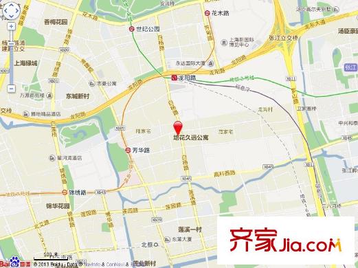 芳華路310弄小區(qū)交通圖