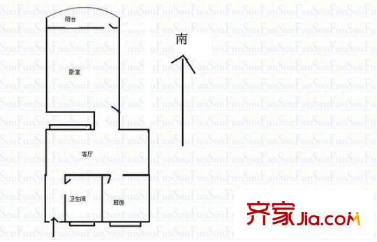 芳華路310弄小區(qū)戶型圖芳華路310弄 0室 戶型圖 1室1廳1衛(wèi)1廚
