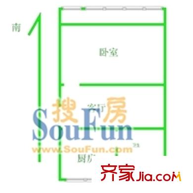 濟陽一村 戶型圖