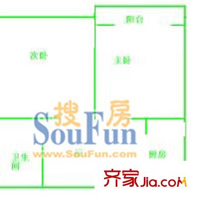 濟(jì)陽(yáng)一村 戶型圖